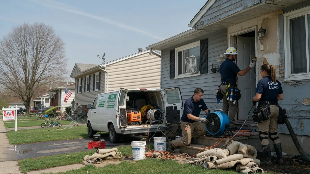 Flood Cleanup in Elmwood Park, NJ near me